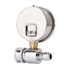 Watflow 2-1/2" Pressure Washer Pressure Gauge Kit, 3/8 Inch Quick