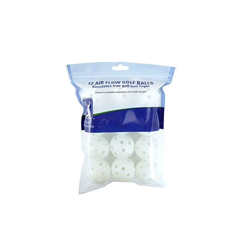 PGA TOUR Air Flow Golf Balls (Pack of 12) -