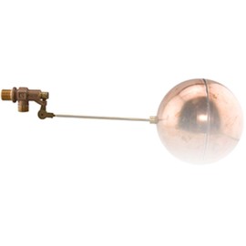 Watts ST750 Series 3/4" Bronze Standard Duty Float Valve, Male NPT Inlet & Outlet, Machined Flange, Serrated Arms, Replaceable Seals, Pivot Arm & Plunger Assembly, Max Working Temperature 180° F