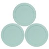 Pyrex 7201-PC 4 Cup Muddy Aqua Food Storage Replacement Lids