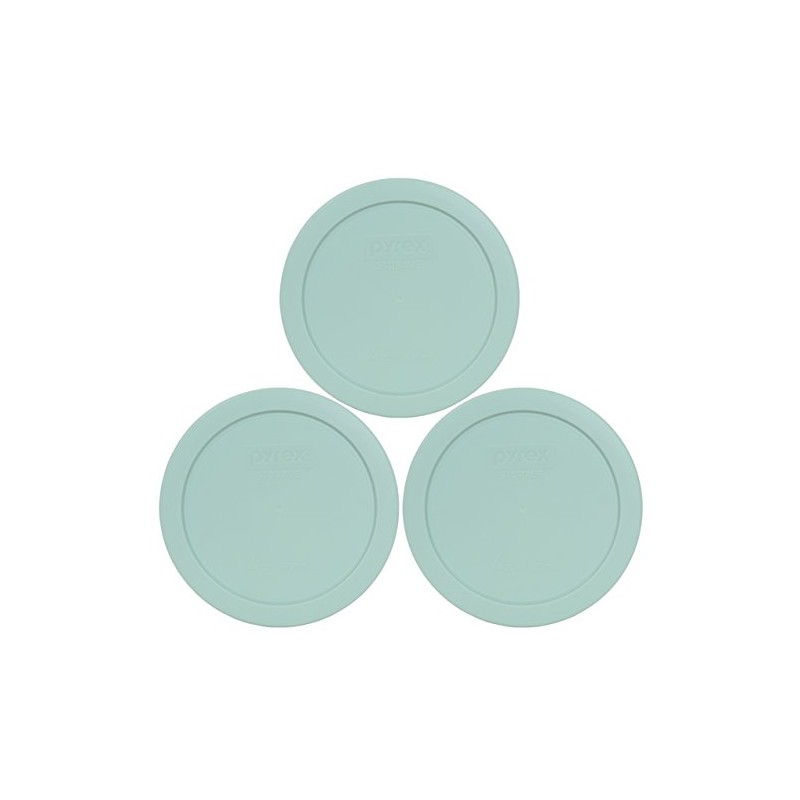 Pyrex 7201-PC 4 Cup Muddy Aqua Food Storage Replacement Lids