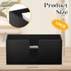 Homdat Simple Design Acrylic Tissue Box Rectangular 27.5x12.7x10.5 cm, Facial
