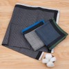 HOULIFE Mens Pure Cotton Stripe Check Classic Daily Use Handkerchiefs