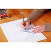 Kores Grafitos HB pencil with eraser, 12 pieces, colour: black