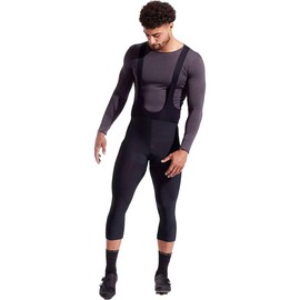 PEARL IZUMI Men's Thermal 3/4 Cycling Bib Tights, Repels Water with Elite Chamois, High-Stretch & Insulated, Black, XX-Large