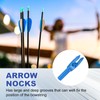 PATIKIL Archery Arrows Nocks 4.2mm, 30 Pack Plastic Insert Arrow
