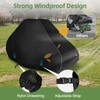 Zenicham Lawn Mower Cover, 600D Waterproof Zero Turn Mower Cover,
