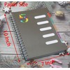 5 Subject Notebook, 4 Pcs 10 Inch x 7 Inch