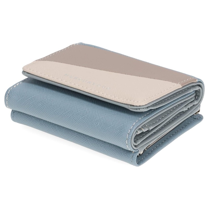 Mercury Duo Diana Trico-Color Clasp Mini Wallet, lavender