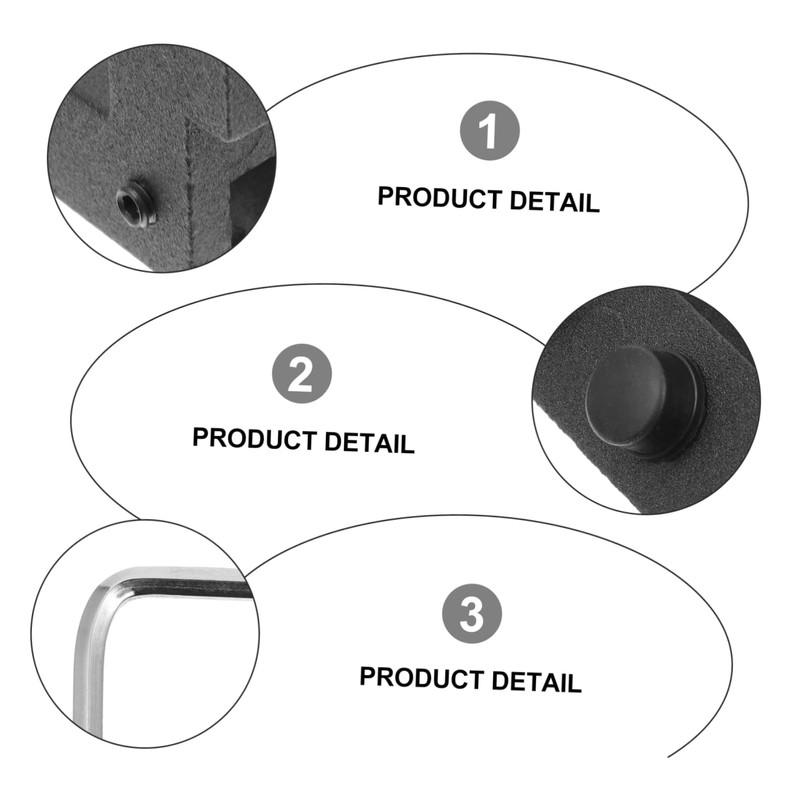 DOITOOL 1 Pair Zinc Alloy Barn Door Track Stoers Blocker