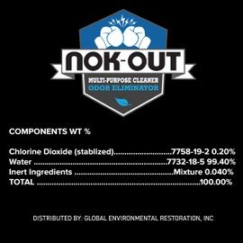 NOK OUT Odor Remover, Pet Deodorizer and Cleaning Spray, 16 Fluid Ounce Spray