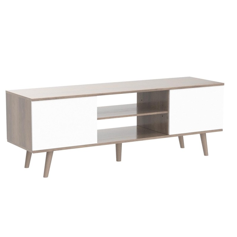WLIVE TV Stand for 55 60 inch TV, Boho Entertainment