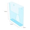 Deflecto Portrait Literature Stands for Display - A4 Wall Mounted