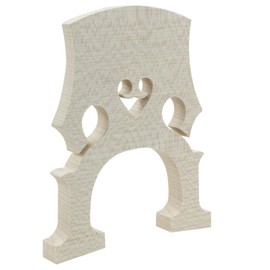 Zorfeter Fitted 4/4 Full Size Cello Maple Bridge, Maple Wood Cello Bridge Replacement Instrument Parts Decor Musical Instrument Accessory