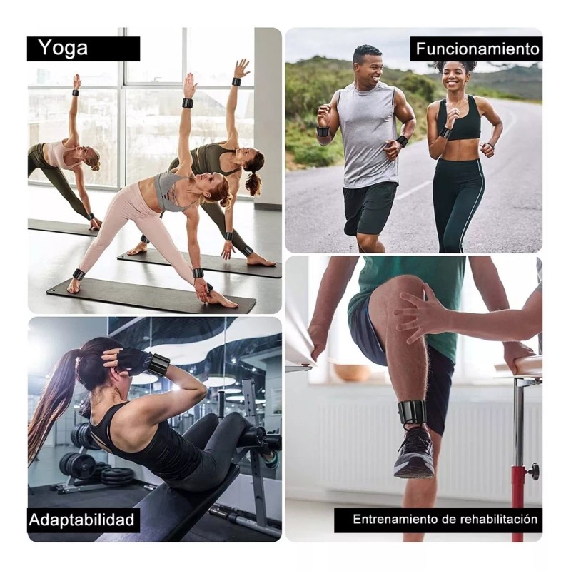 Zuotai Polainas Para Tobillos Y Muñecas Para Yoga Pilates Fitness