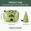 Collapsible Water Container 8L/2.1 Gallon Camping Water Jug with Adjustable