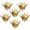 NC 6Pcs Gold Crown Foil Balloons Party Decorations.Birthday Party&Wedding &Bridal