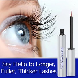 Dermaworks Spectaculash 100% Natural Eyelash Growth Serum - Advanced formulation - Longer, fuller lashes NATURALLY !! *** For HIM, for HER, for YOU, for CHRISTMAS ***
