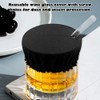 6pcs Reusable Drink Cover Scrunchie with Straw Hole,Elastic Cup Protector