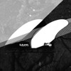 Future Fins DHD Honeycomb Large Tri Fin Set - Black/White