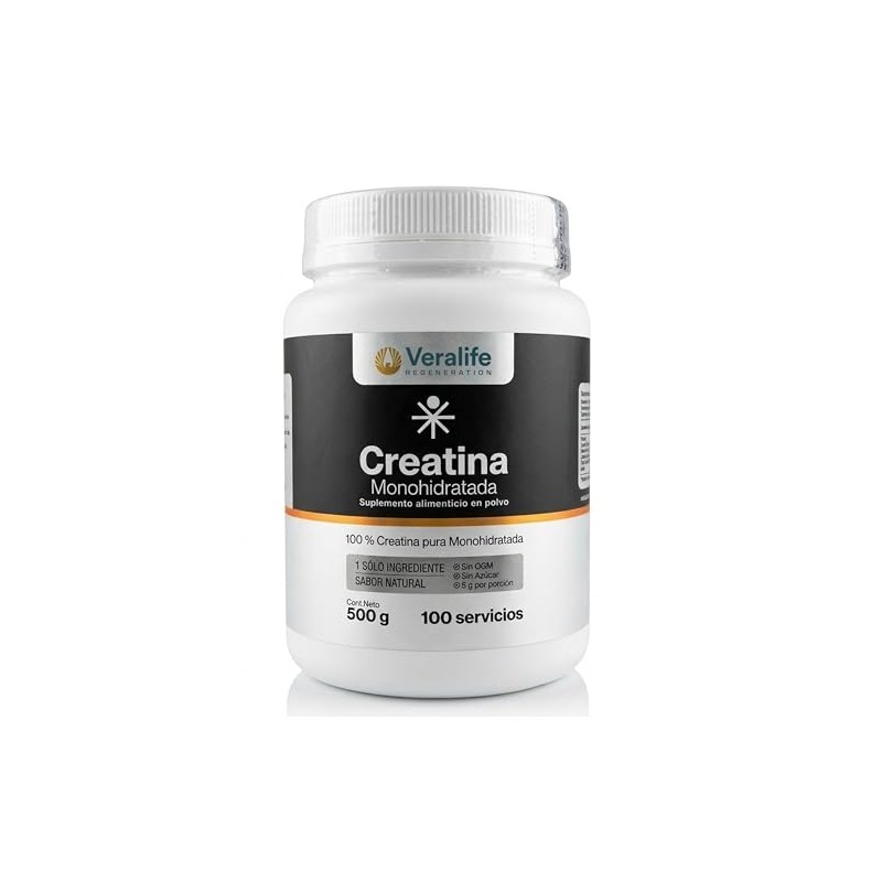 Veralife - Creatina Monohidratada 100% Pura En Polvo | sin
