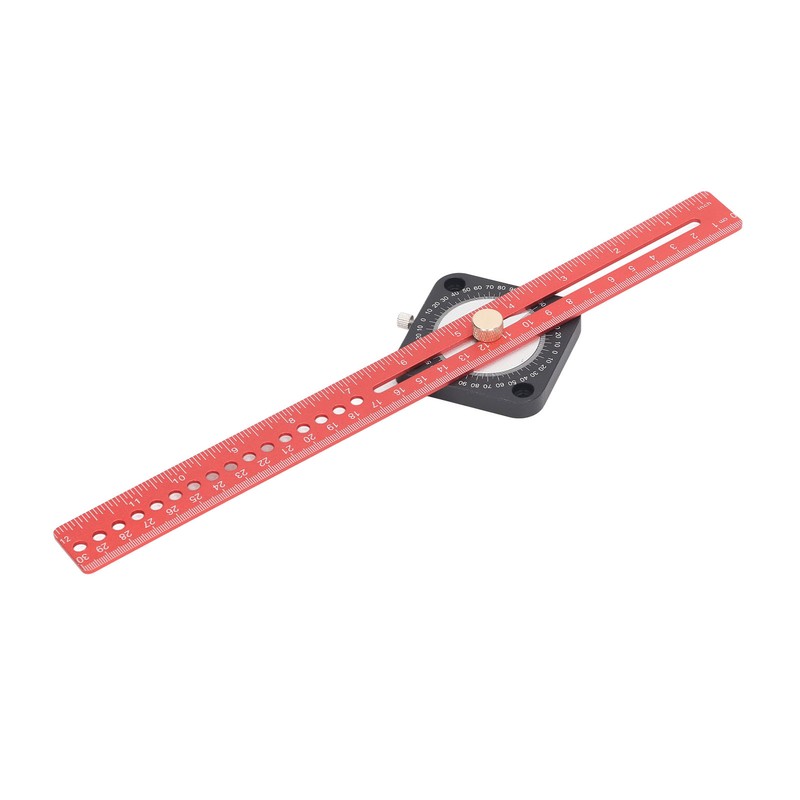 Compass Scriber 360° Aluminum Alloy Dual Scale Ruler Scribing Tool