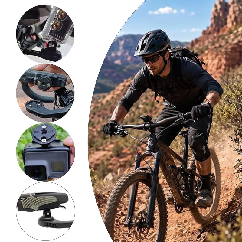 ARYIMYDP 2 Sets Speedometer Mount with 2 Fork Washers, Bicycle