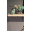 FICITI Distressed Finish Ceramic Bird Figurine Home Decor - Assorted
