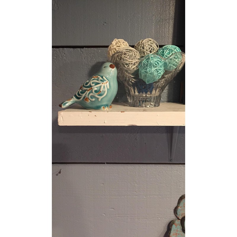 FICITI Distressed Finish Ceramic Bird Figurine Home Decor - Assorted