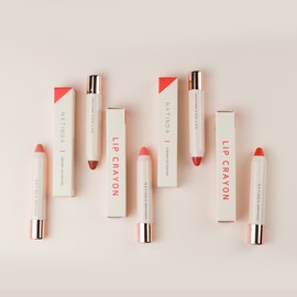 Natinda Highly pigmented contour makeup Natinda Creamy Lip Crayon 10 Colors Apricot Nude Pink Coral / 고발색 윤곽메이크업 나틴다 크리미 립크레용 10종 컬러 살구빛 누드 핑크 코랄
