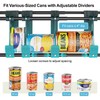 iSPECLE Can Organizer for Pantry, Hold 60 Cans Auto Rolling