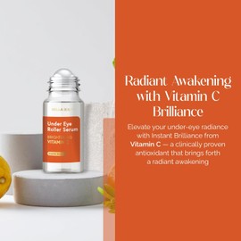 Bella Beauty Suero Para Ojos Con Vitamina C Y Niacinamida: Reduce La Hinchazón, Las Líneas Finas Y Las Ojeras; Antienvejecimiento, Probado Por Dermatólogos; Cuidado De La P Vitamina C 1,69 Onzas Líq