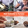 Lötkolben Set, Wiecok 60W Lötkolben mit Temperatur Einstellbar 200-450°C, EIN/AUS