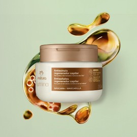 Natura Lumina Mascarilla Antisseñales Regenerador Capilar, BioProteína Triple Acción, Colágeno y BioPéptidos, 250ml