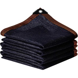 IMSGVIFO 90% Black Shade Cloth for Patio, 3x3 FT Mesh Tarp Sun Shade Cloth with Grommets, Sun Protection Sail for Garden Greenhouse Pergola Plants Chicken Coop Patio Outdoor Neting Cover