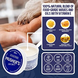 Musher's Secret Pet Paw Protection Wax, 200-Gram