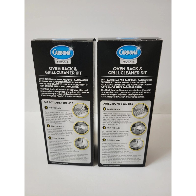 Carbona 2 Pack Carbona Pro Care Oven Rack and Grill