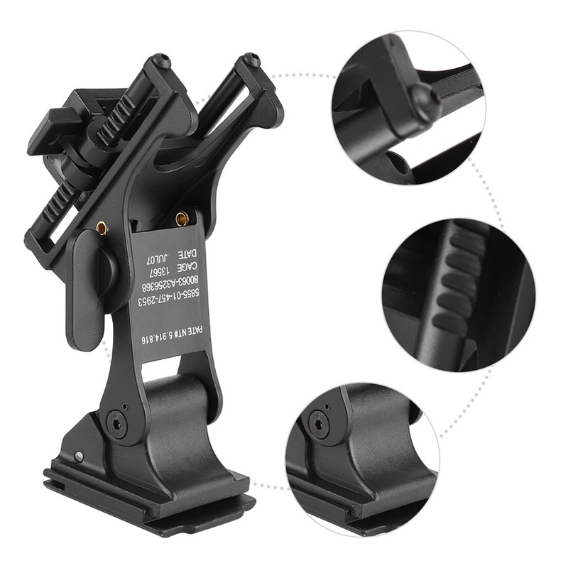 Helmet Mount Holder Bracket Base Set for Night Vision Goggles