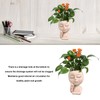 Face Planter Pots Resin Home Head Planter Face Flower Pot