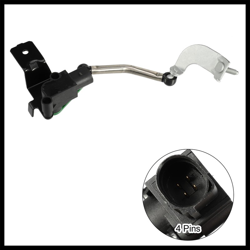 Hihaha Front Left Headlight Headlamp Level Sensor 3C0412521B for Passat