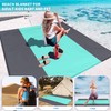 Beach Blanket Waterproof Sandproof 78''X81''/10'X9' Oversized Big Blanket