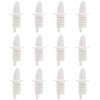 Tablecraft 35W White Free Flow Liquor Pourer 12 / CS