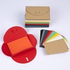 PresentFill® 25 Mini Envelopes with Cards - Natural Brown -