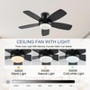 KNUN 42 Inch Ceiling Fan with Light and Remote/App Control,