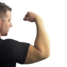 Tatjacket Tattoo Cover Up Sleeve 2-Pack, Medium White, Arm or Calf, UPF 50, Unis