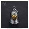 MOCY BELL - Clochette Moto Skull Ride to Live Porte-Bonheur