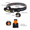 MagicTek 2 Pack USB Rechargeable Waterproof LED Headlamp Headlight Head
