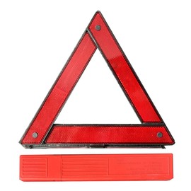 Triangular Stop Plate, For Cars, Triangular Reflector, Foldable, Emergency Response Product, For Accidents, Day and Night, Stop Indicator Board with Dedicated Storage Case
