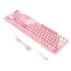 104 Keys Wired Keyboard 3 Colors Cute Gaming Keyboard USB