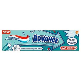 2 x Aquafresh Voraus 9-12 Years Children's Toothpaste 75 ml